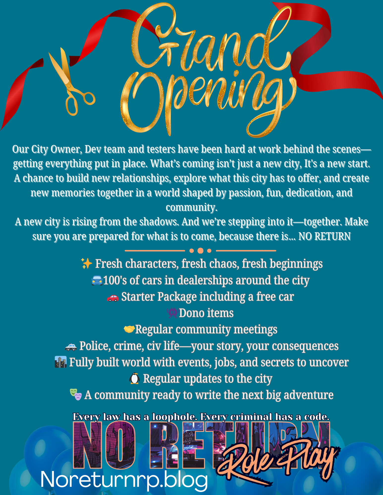 Here we go!! Grand opening!!